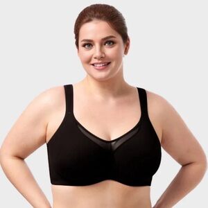 SheCurve Bra 34G (34DDDD) Full Coverage Black